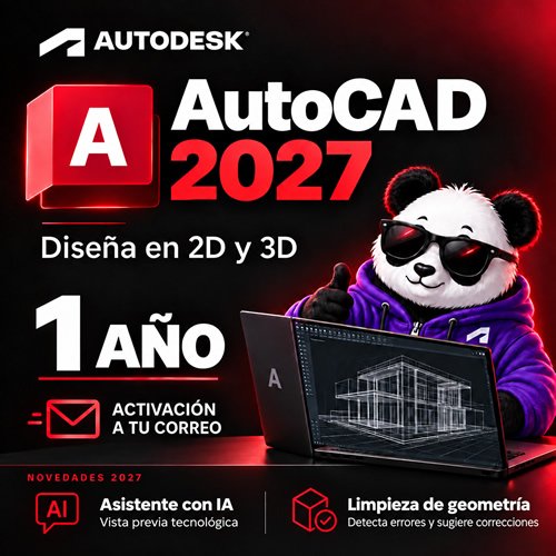 AUTOCAD 2027 POR 12 MESES - SE ACTIVA A TU PROPIO CORREO
