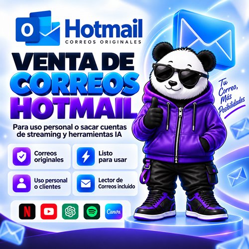 CORREOS HOTMAIL PARA SACAR CUENTAS DE STREAMING