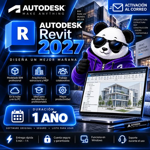 REVIT 2027 POR 12 MESES - SE ACTIVA A TU PROPIO CORREO